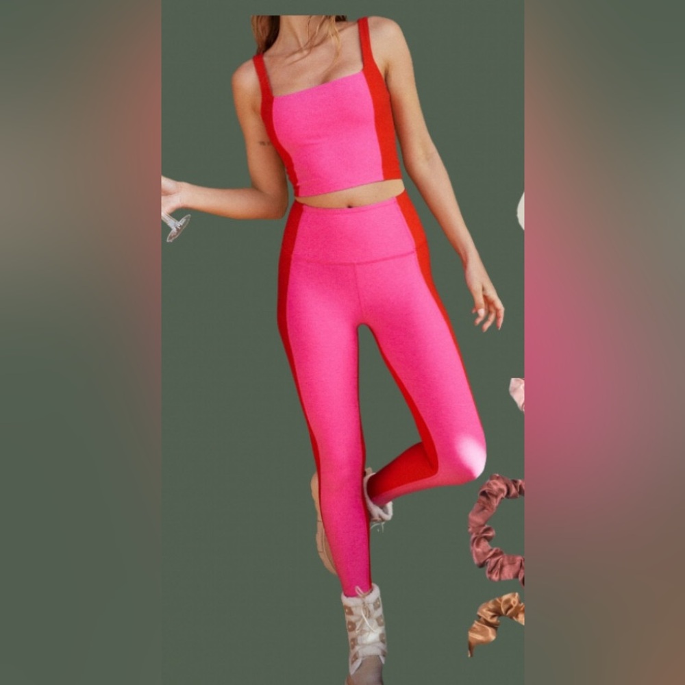 Beyond Yoga Spacedye Tank Leggings Matching Set